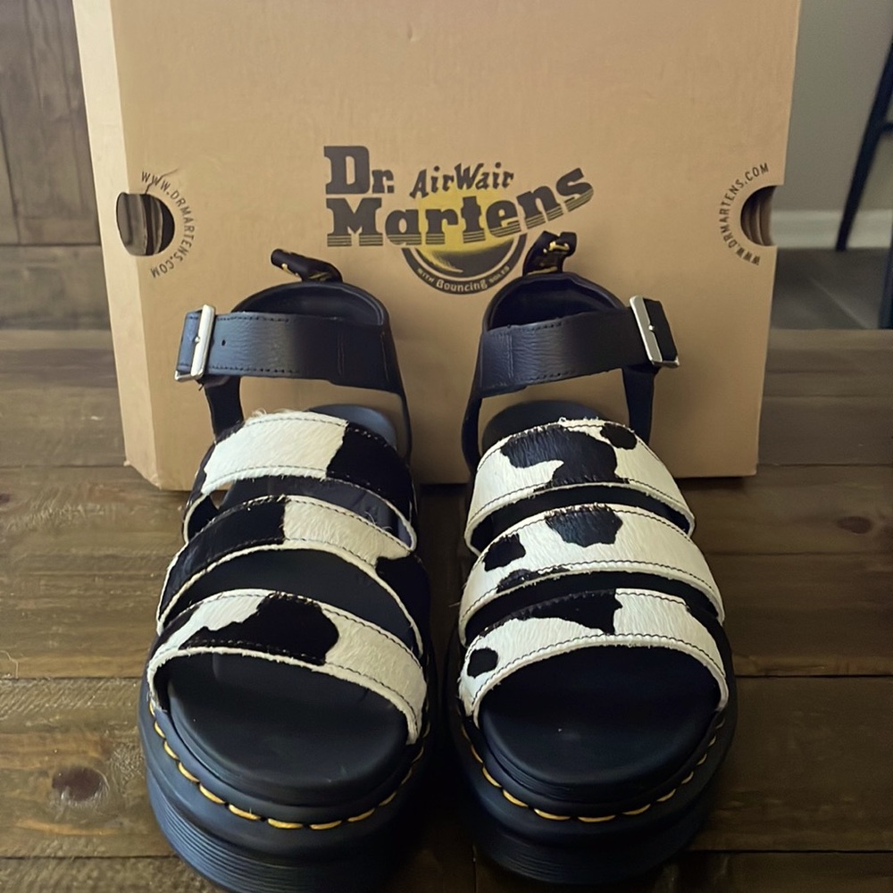 NEW in box Dr. Martens Air Wair. Cow hair. Size 8. Blaire style.